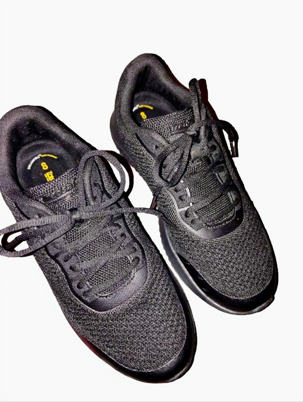 Tredsafe Women's 8 Black Athletic Sneakers - Lightweight Comfort!